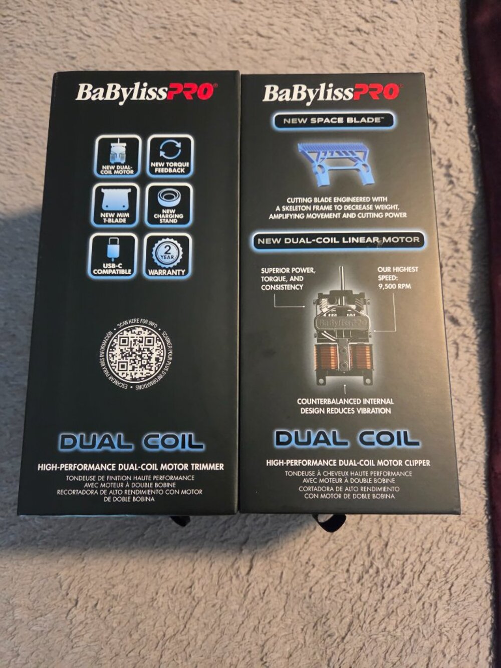Brand new BaByliss PRO Dual Coil clippers AND trimmers - Picture 2 of 8